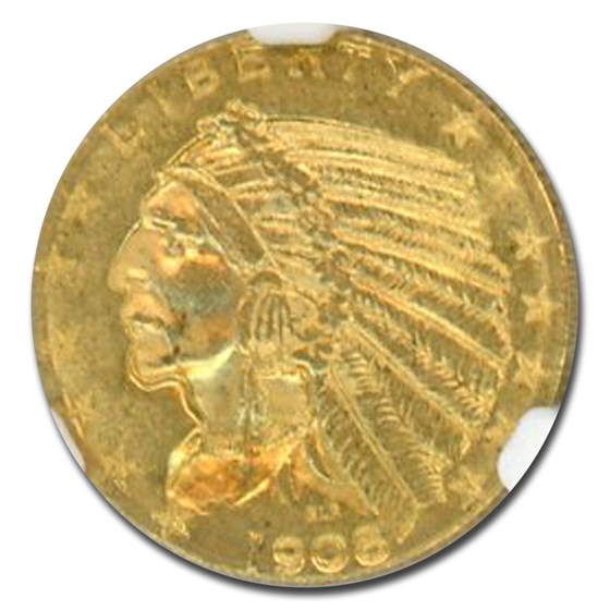 1908 $5 Indian Gold Half Eagle MS-62 NGC 1908 $5 Indian Gold Half Eagle MS-62 NGC